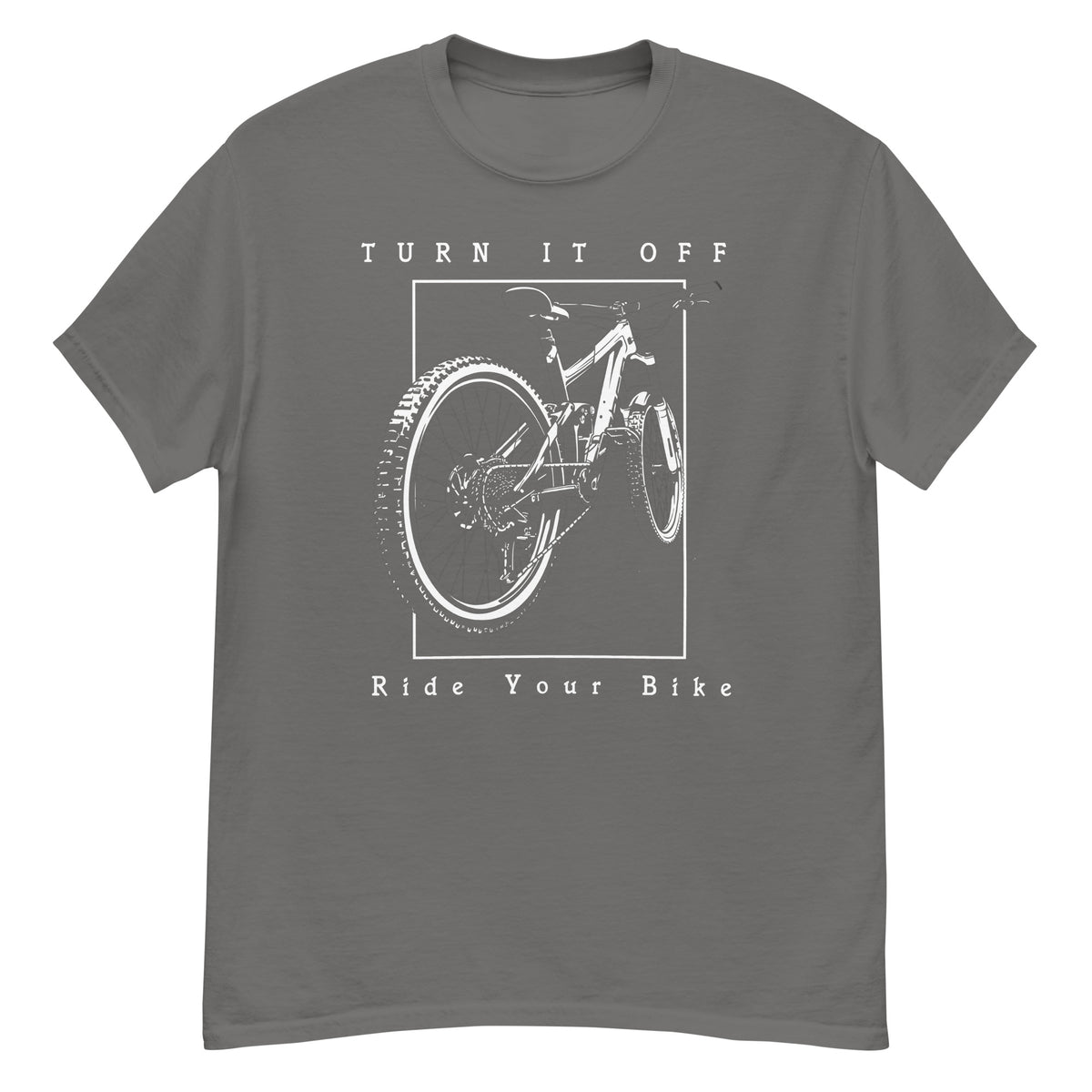 Fahrrad Shirts " Turn It Off Ride your Biker " Variante 8