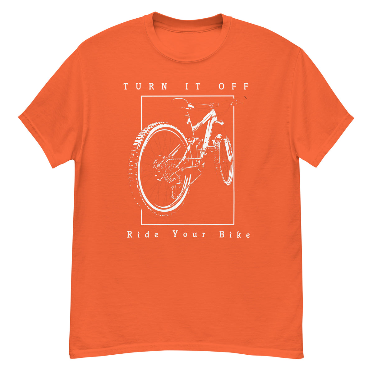 Fahrrad Shirts " Turn It Off Ride your Biker " Variante 8
