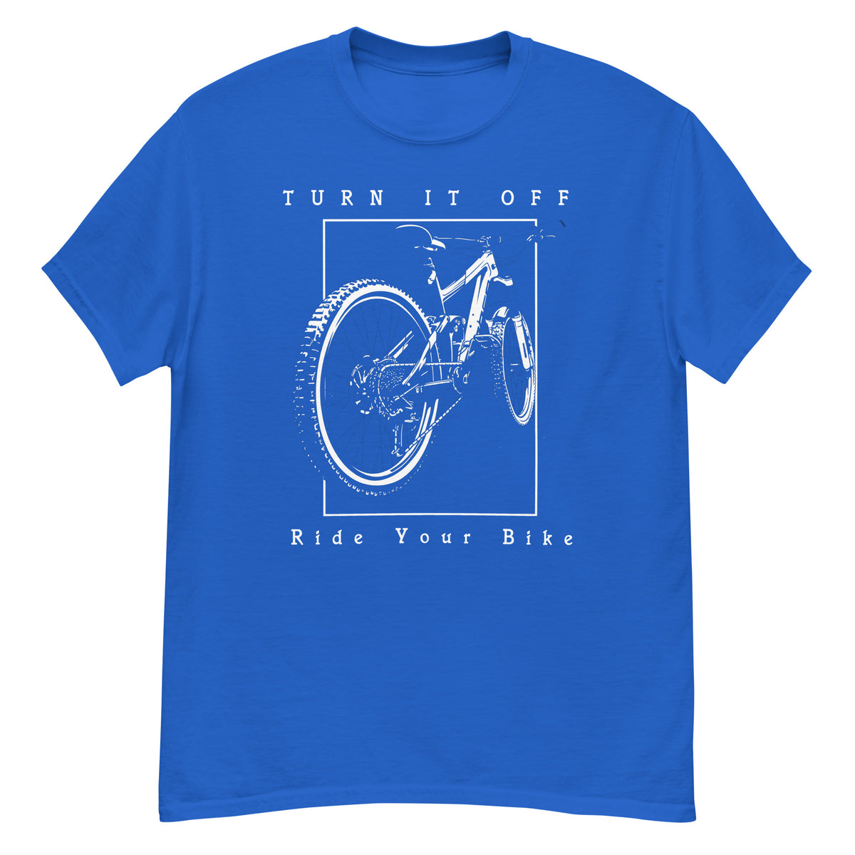 Fahrrad Shirts " Turn It Off Ride your Biker " Variante 8