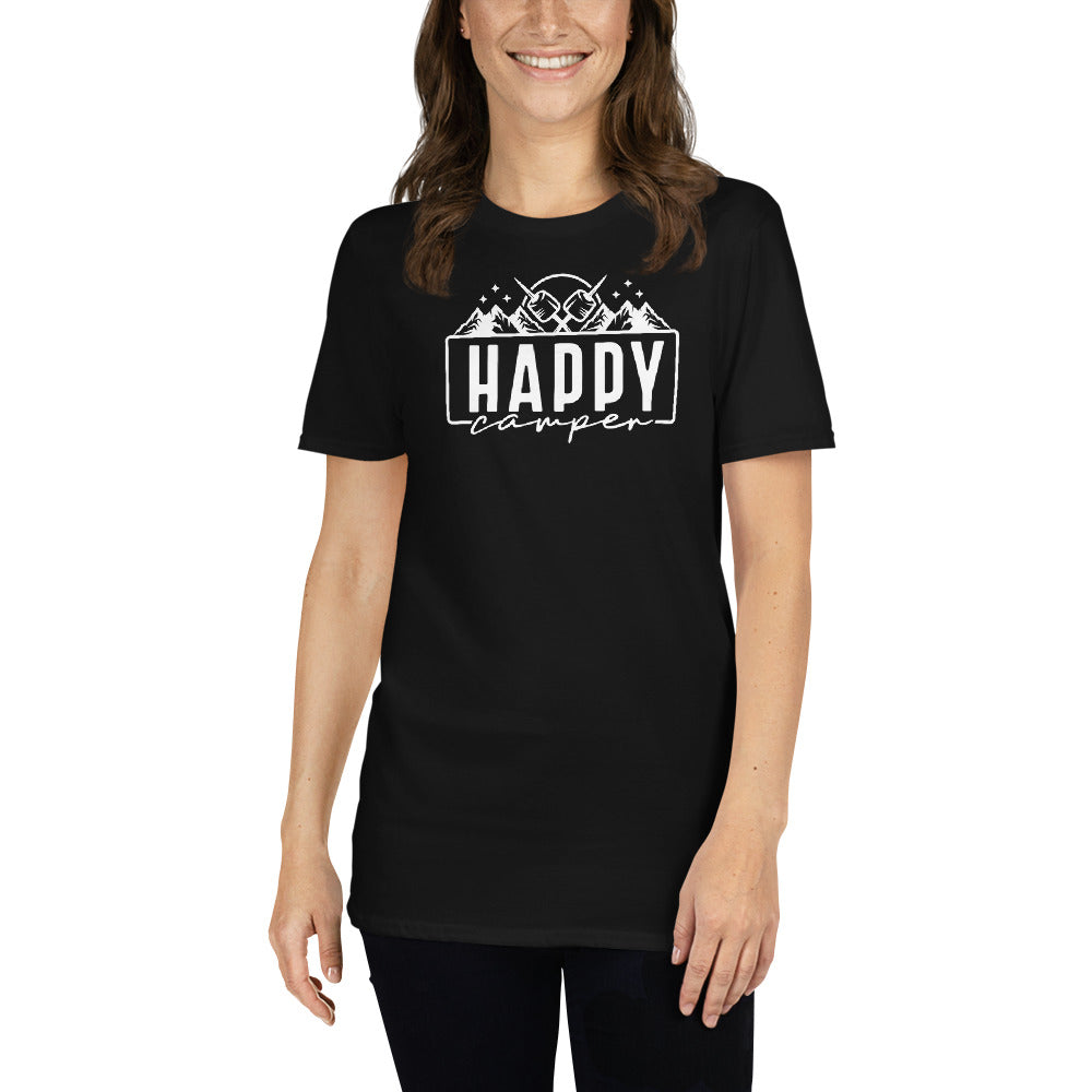 Cooles Herren Spruch Shirt "Happy Camper " Variante 5