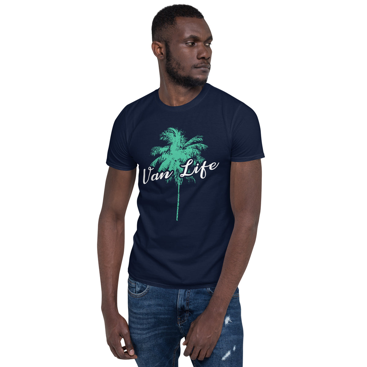 T-Shirt Van-Life Motiv " Van life Palm Tree" Variante 7