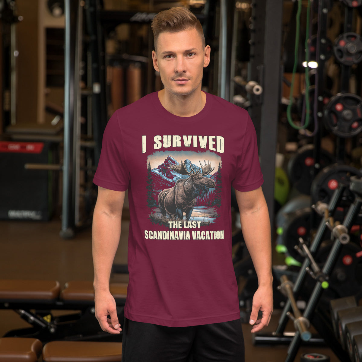 Cooles Herren Spruch Shirt "I Survived the Last Scandinavia vacation"