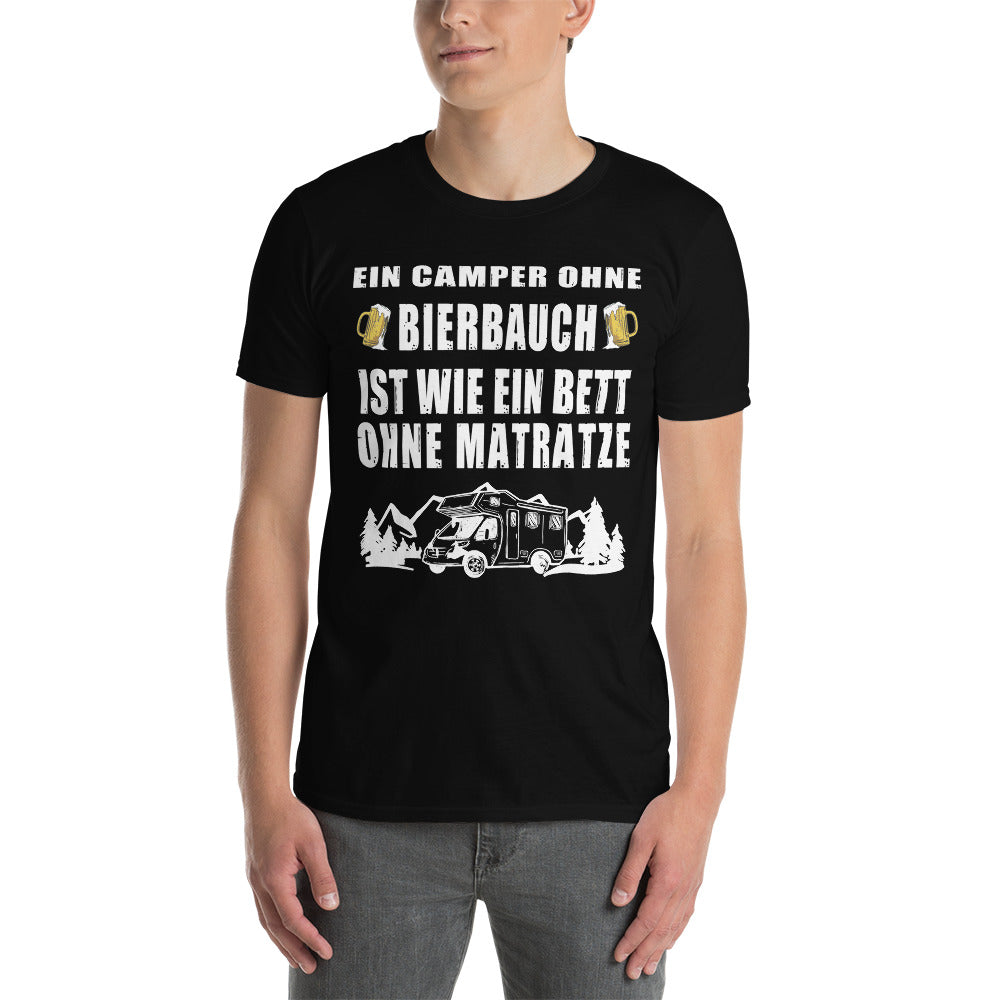 Cooles Herren Spruch Shirt "Camper ohne Bierbauch"