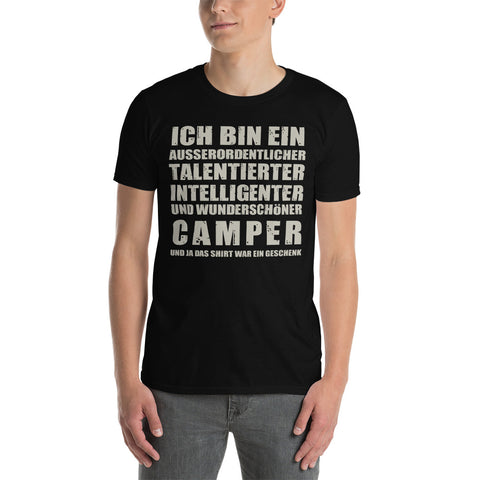 Cooles Herren Spruch Shirt "Talentierter Camper"