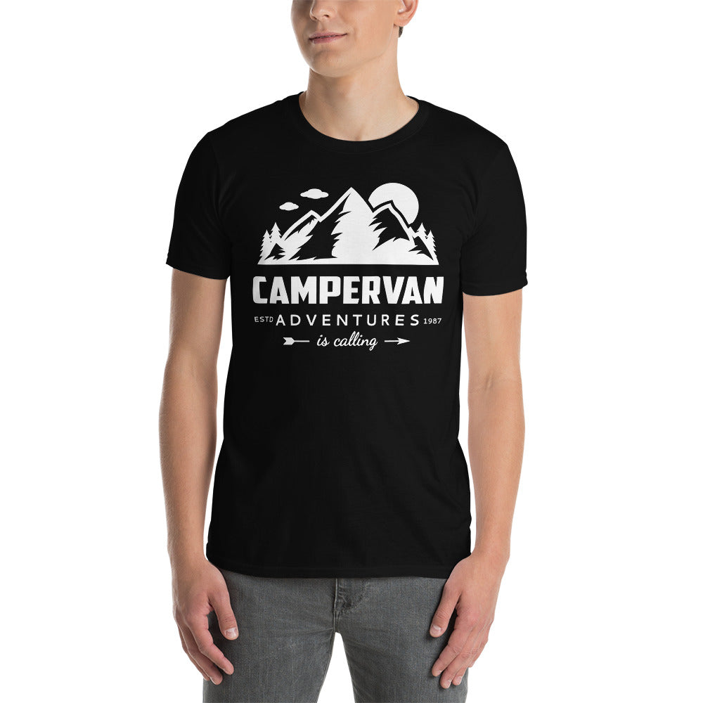 T-Shirt Van-Life Motiv "Campervan is calling"