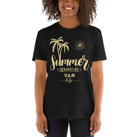 T-Shirt Van-Life Motiv "Summer adventure Van"