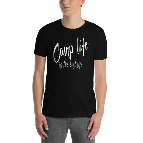 Cooles Herren Spruch Shirt "Camp life is the best life"