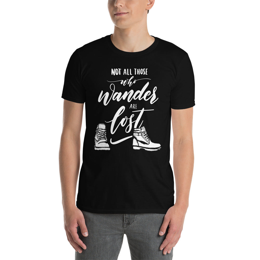 T-Shirt Outdoor & Wandern "Wander are Lost"