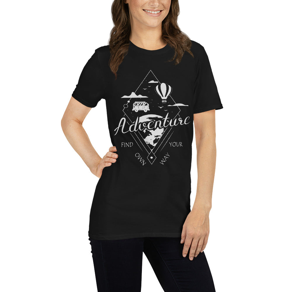 Damen T-Shirt Van-Life Motiv "Adventure.."