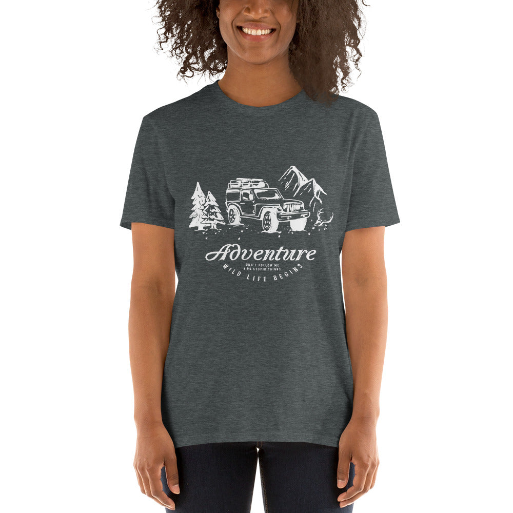 T-Shirt Van-Life Motiv Camper "Adventure"