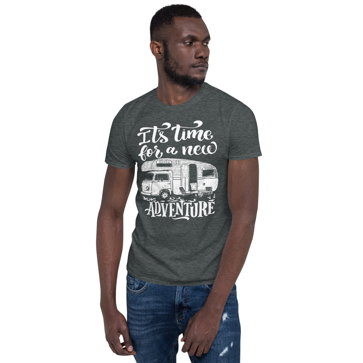 T-Shirt Van-Life Motiv "Its Time for a new Adventure"