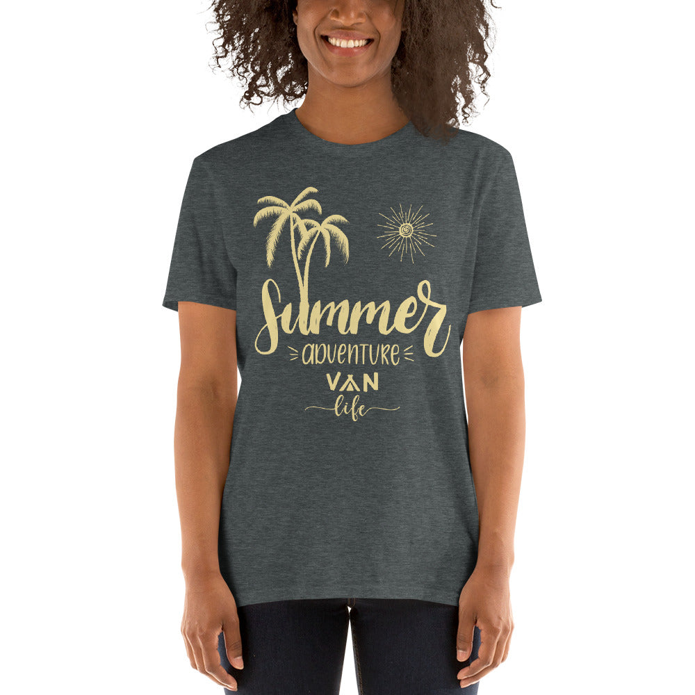 T-Shirt Van-Life Motiv "Summer adventure Van"