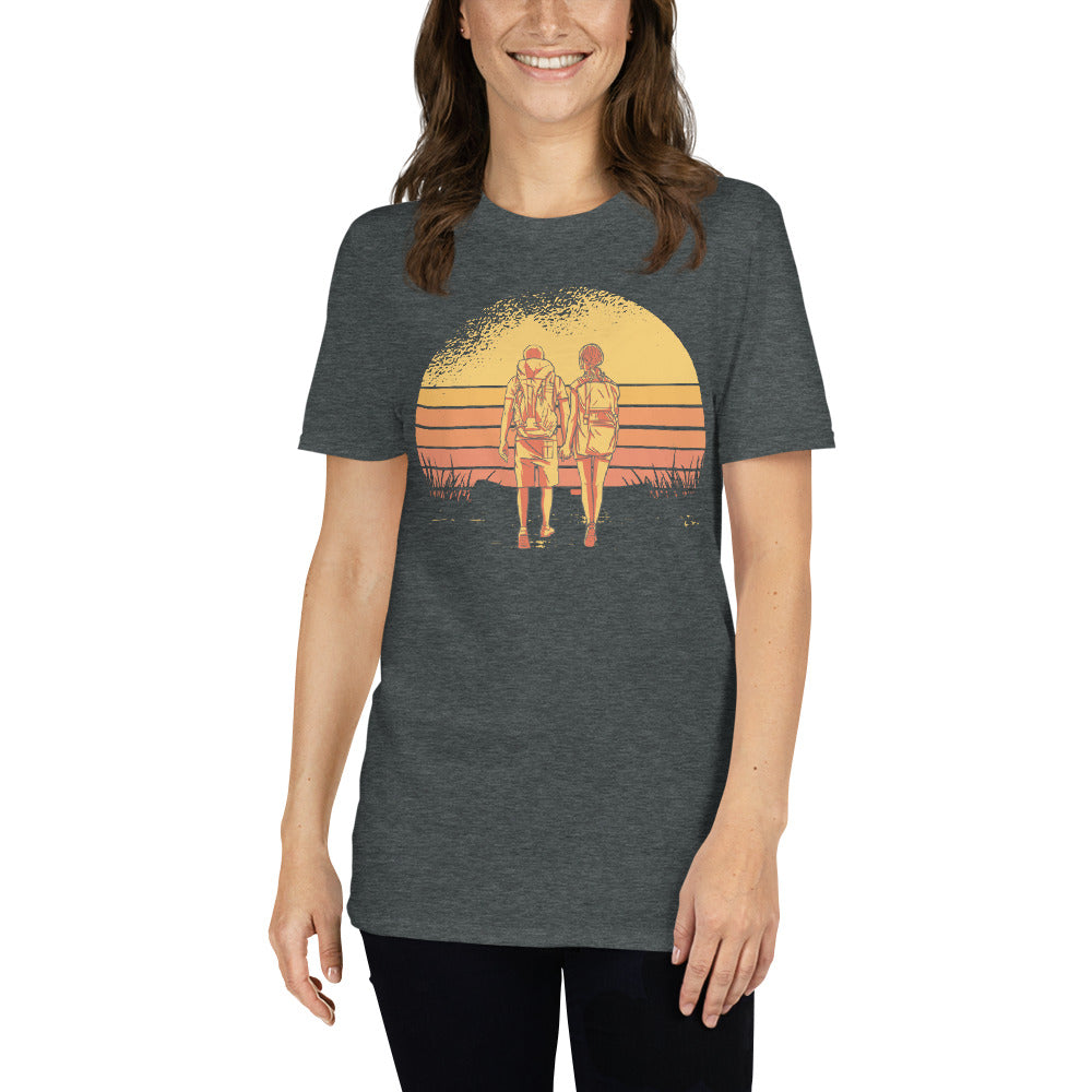 T-Shirt Outdoor & Wandern Camper Paar