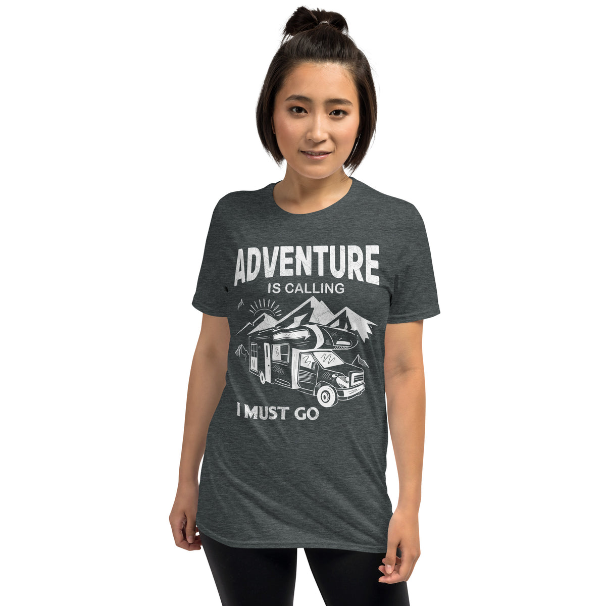 Cooles Damen Spruch Shirt "AdventureIsCalling"