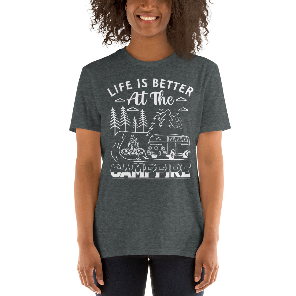 T-Shirt Van-Life Motiv "Life ist Better"