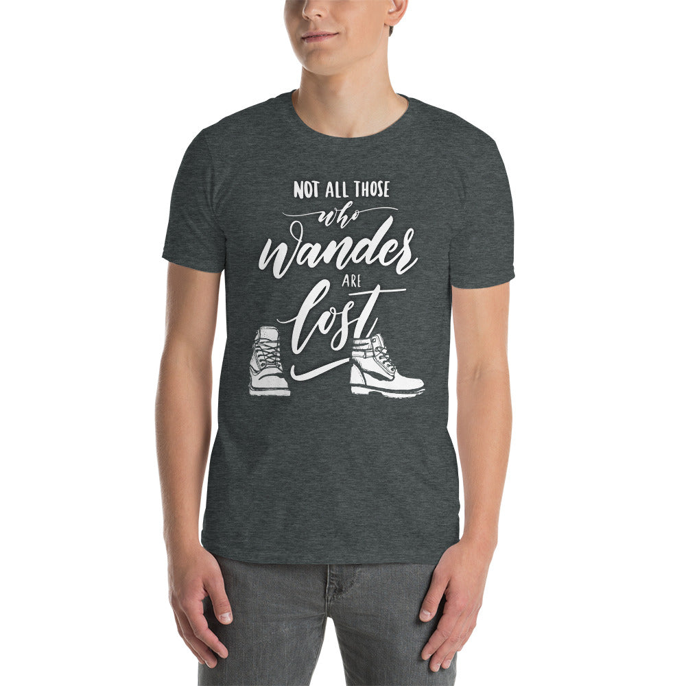 T-Shirt Outdoor & Wandern "Wander are Lost"