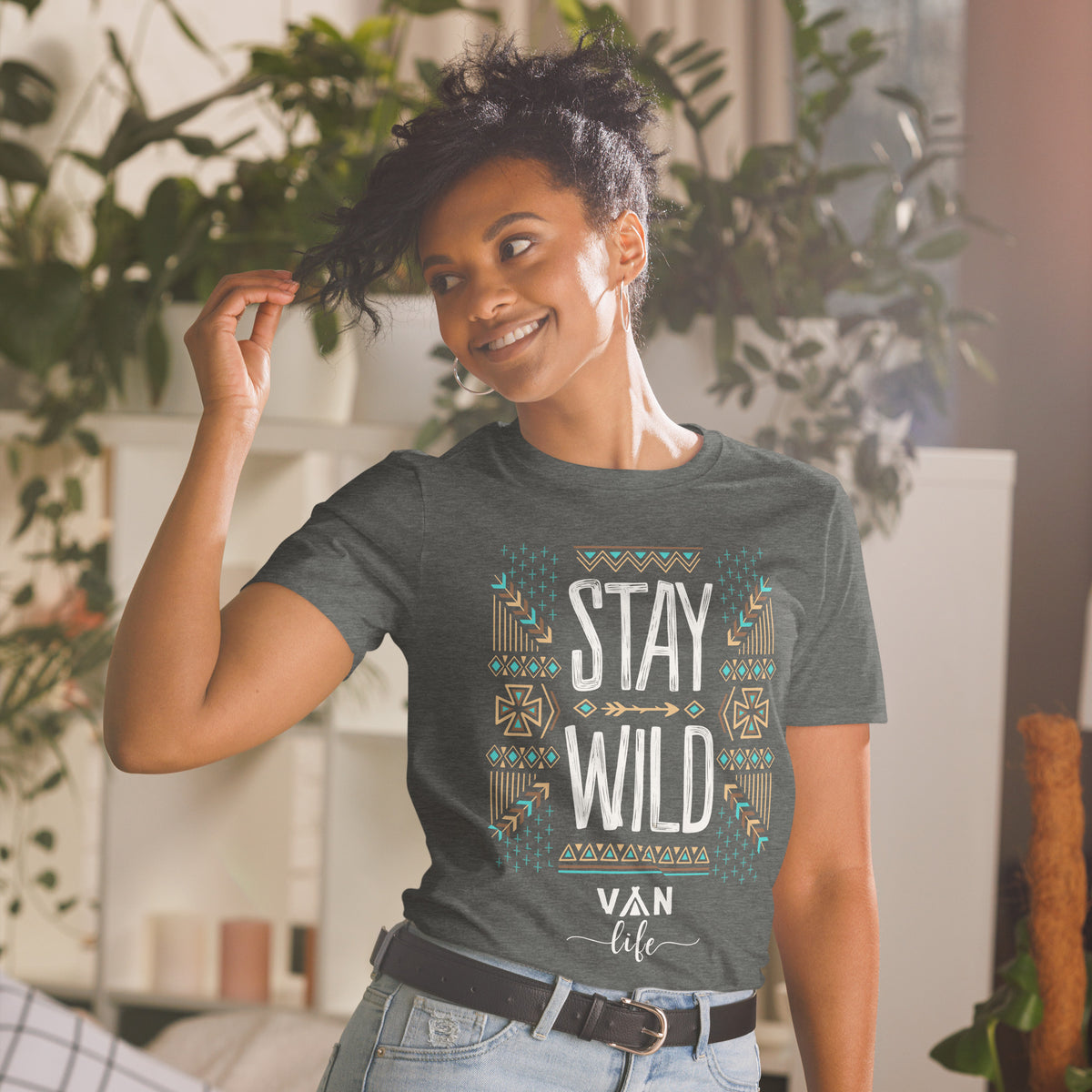 T-Shirt Van-Life Motiv " Stay Wild"