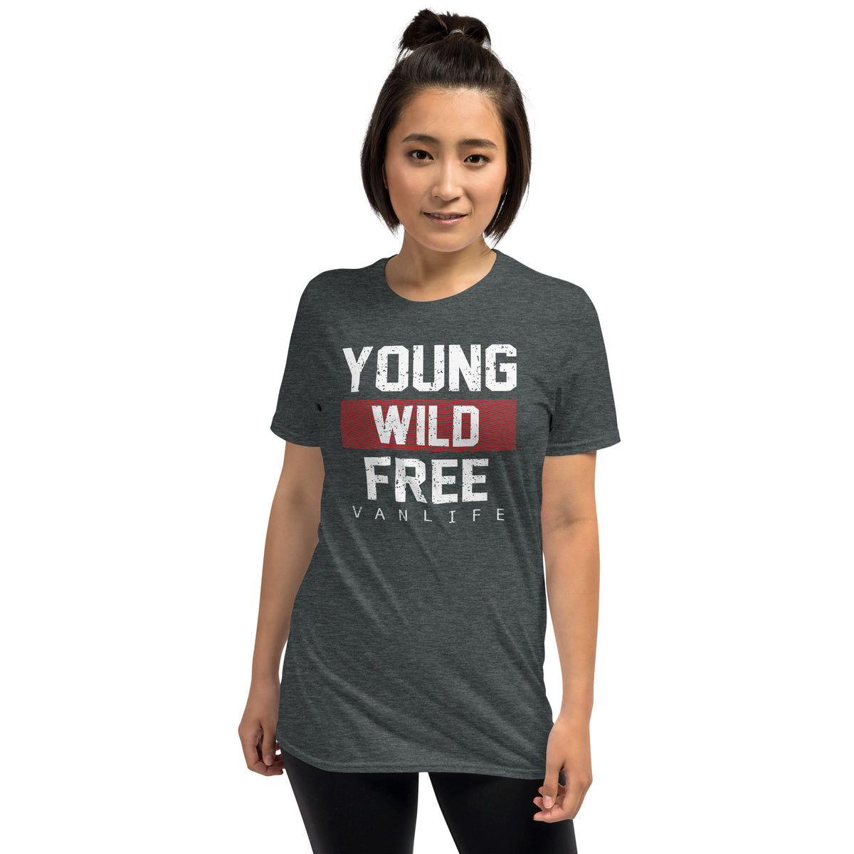 T-Shirt Van-Life Motiv " Young Wild Free Van Life"