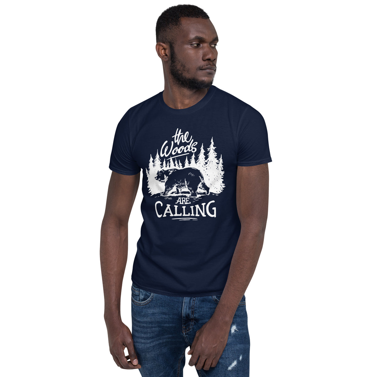 T-Shirt Van-Life Motiv "The woods are calling"