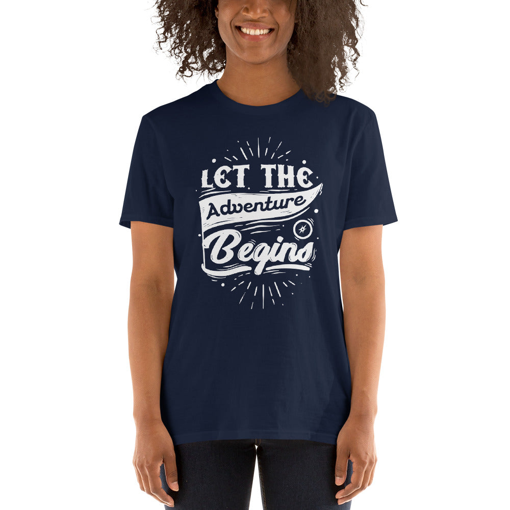 T-Shirt Van-Life Motiv "Let the Adventure begins"