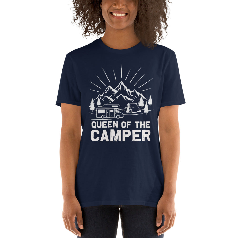 Cooles Herren Spruch Shirt "Queen of the Camper"