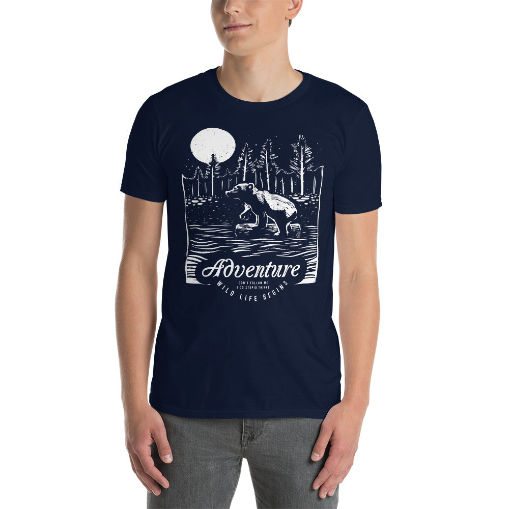 T-Shirt Outdoor & Wandern Bär "Adventure"