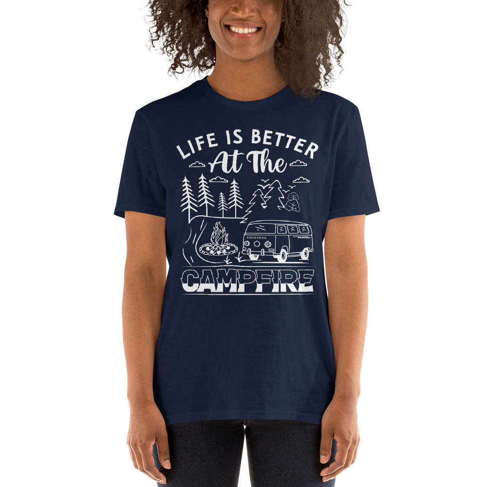 T-Shirt Van-Life Motiv "Life ist Better"