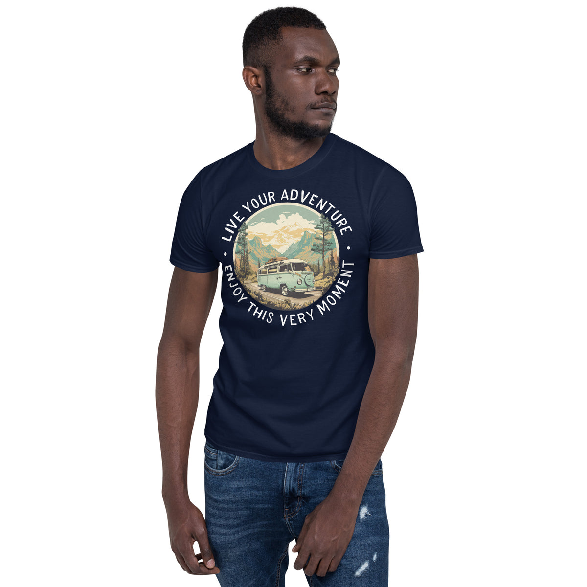 T-Shirt Van-Life Motiv " Live Your Adventure" Variante 10