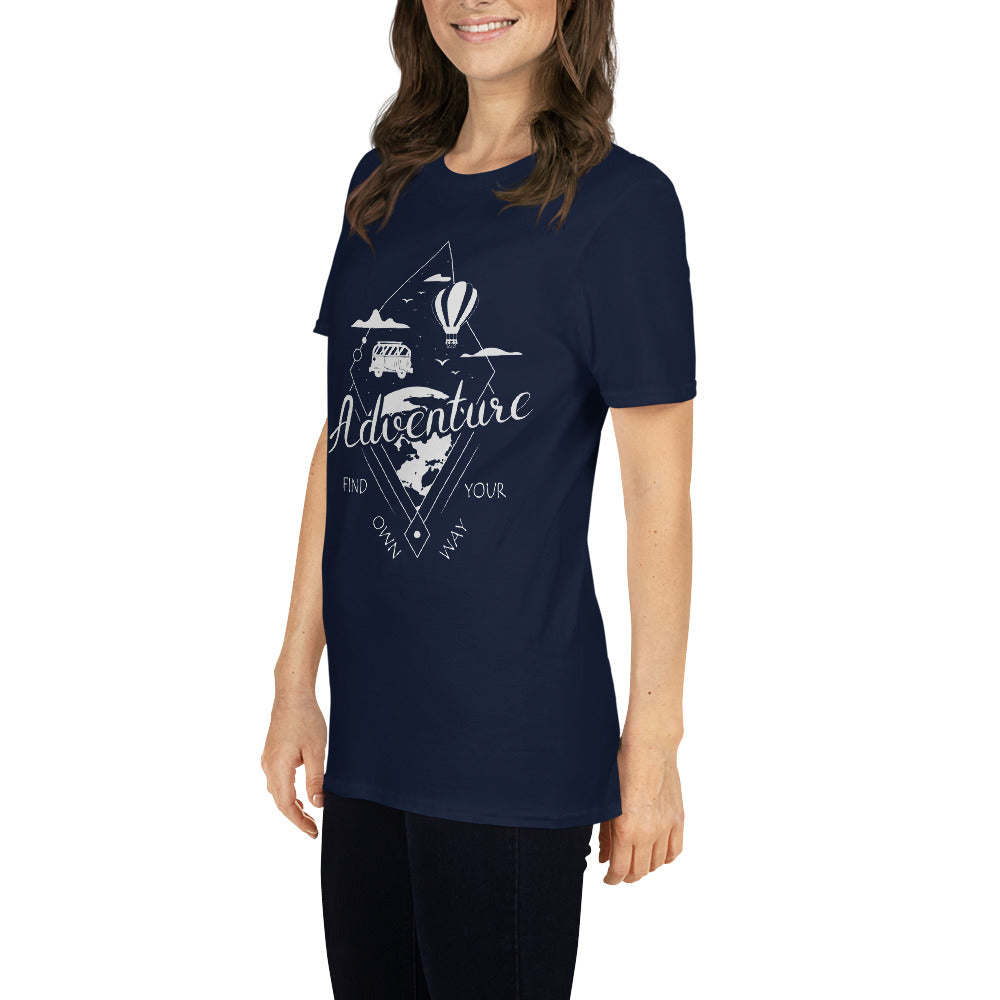 Damen T-Shirt Van-Life Motiv "Adventure.."