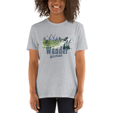 Damen T-Shirt Van-Life Motiv "Wander Woman"