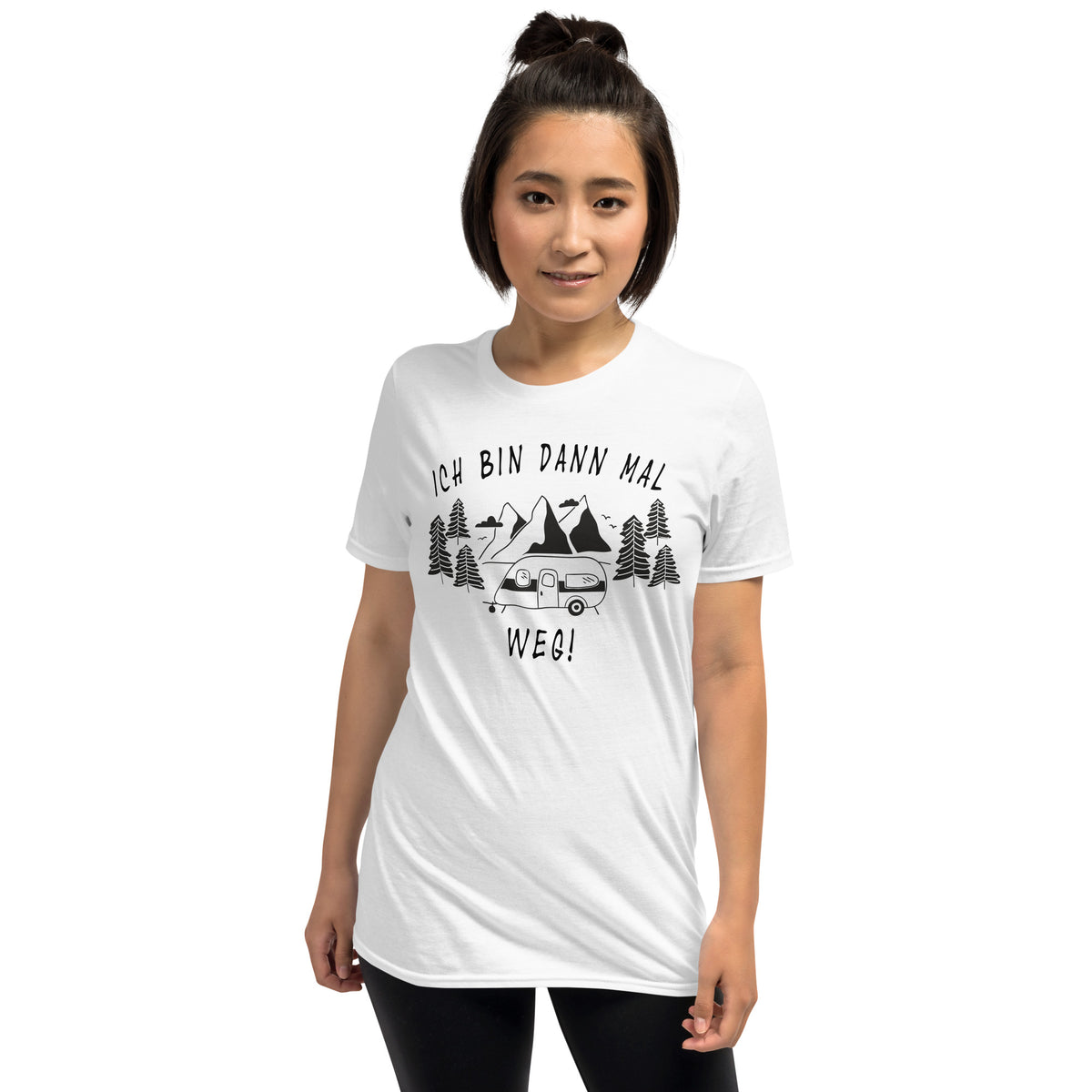 Cooles Damen Spruch Shirt "IchBinDannMalWeg"