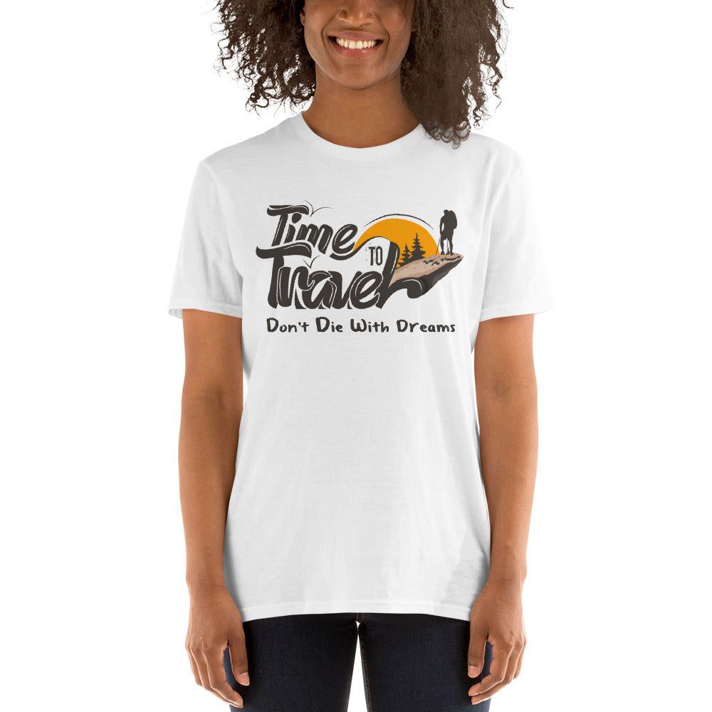 T-Shirt Outdoor & Wandern "Dont Die With Dreams"