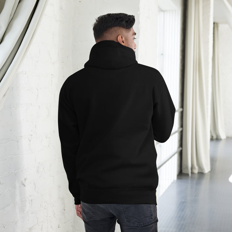 Camper-Hoodie " Summer Beach Vanlife" – Schwarz, Rückansicht