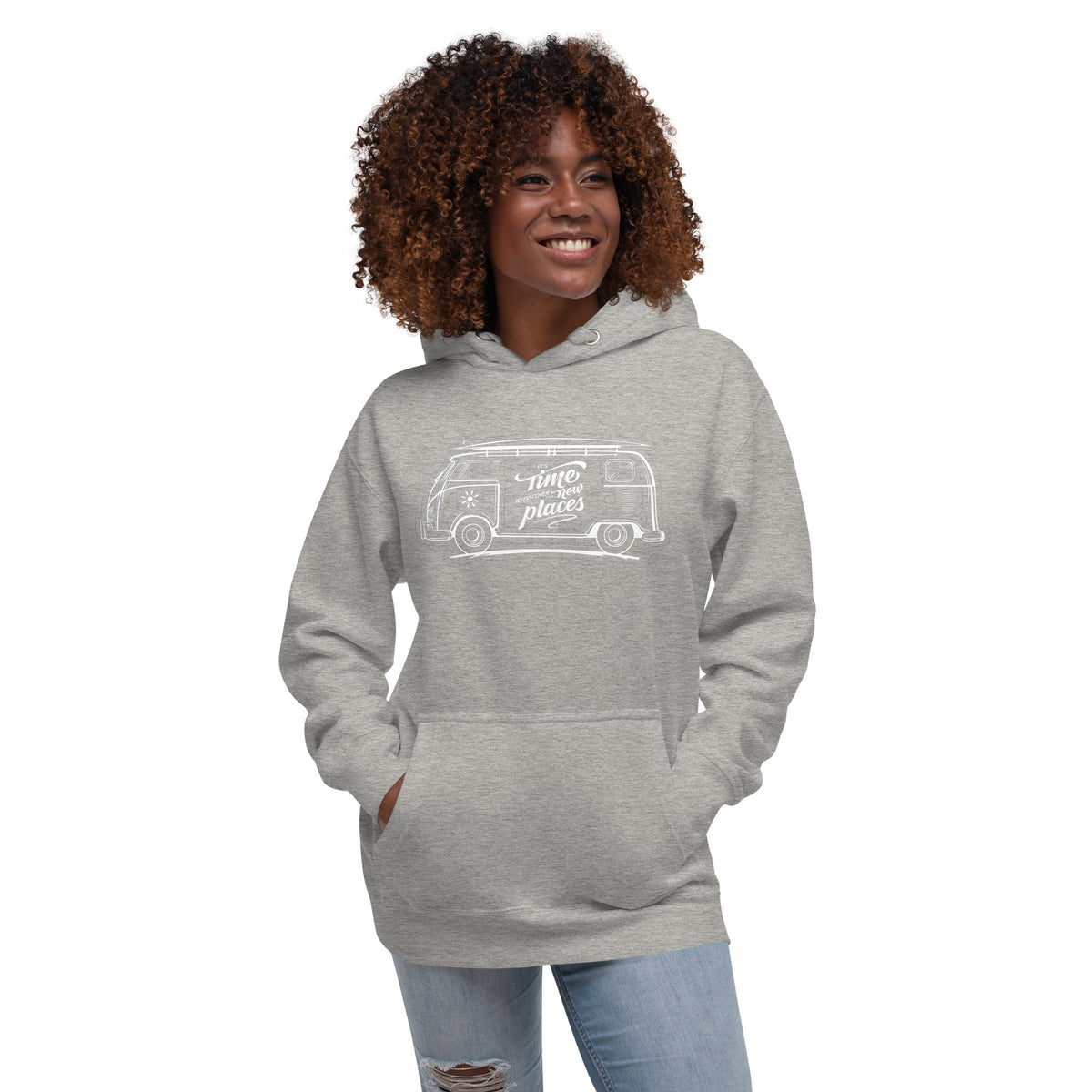 Camper Unisex-Kapuzenpullover "Van Life Stay Wild" Variante 6