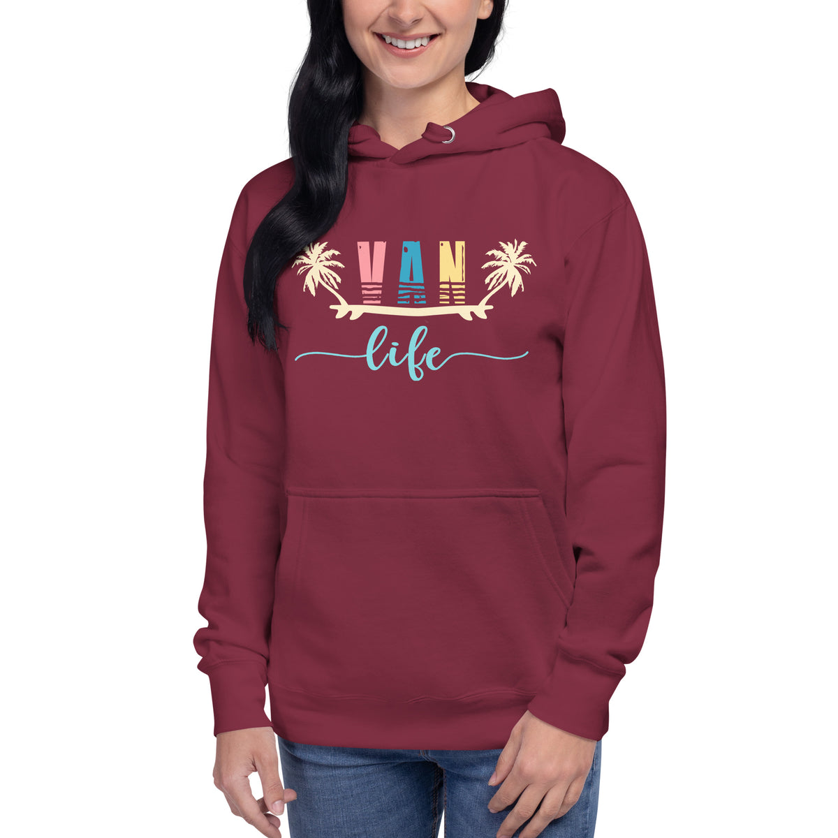 Camper Unisex-Kapuzenpullover " Van Life" Variante 10