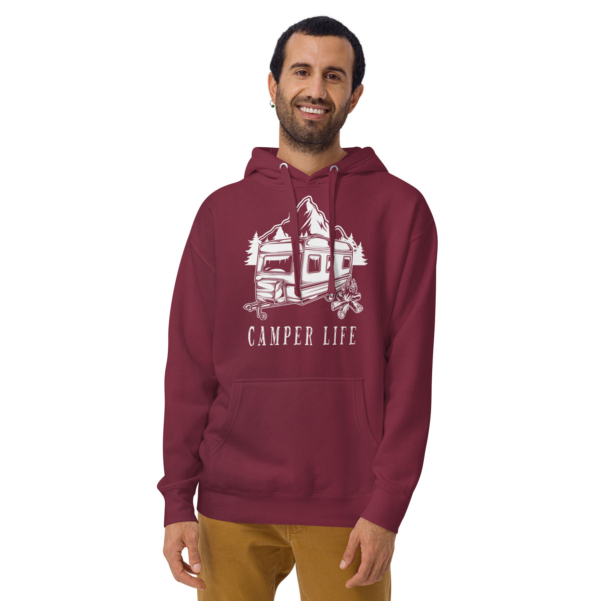 Camper Unisex-Kapuzenpullover " Camper Life Caravan